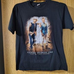 Florida Georgia Line Black Graphic T-Shirt